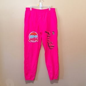 Vintage 1991 Florescent Pink Surf Stlye Pants